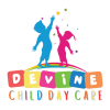 Pink and Blue Children Illustrative Logo